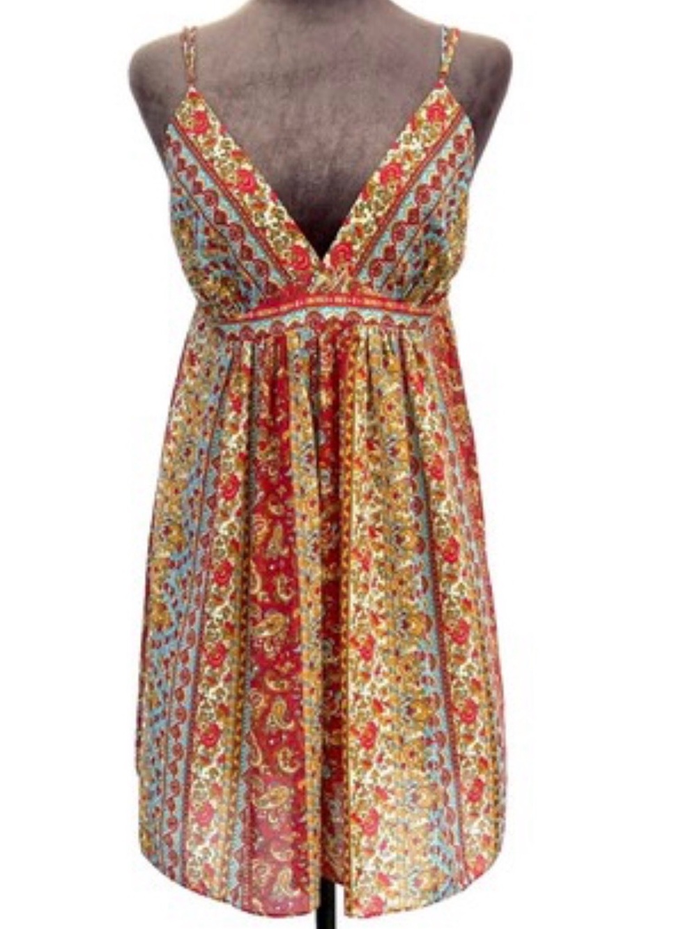 Oscar de la Renta Pink Label vintage boho slip dress